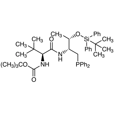 O-TBDPS-D-Thr-N-Boc-L-tert-Leu-Diphenylphosphine Chemical Structure of O-TBDPS-D-Thr-N-Boc-L-tert-Leu-Diphenylphosphine