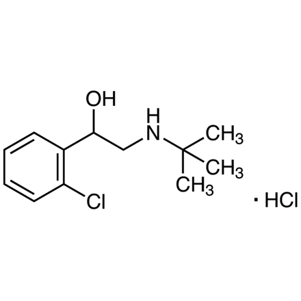Tulobuterol Hydrochloride Chemical Structure of Tulobuterol Hydrochloride