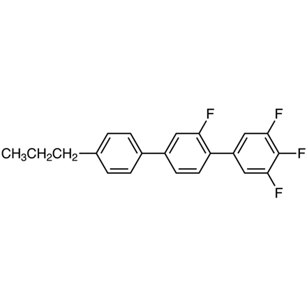 2',3,4,5-Tetrafluoro-4''-propyl-1,1':4',1''-terphenyl Chemical Structure of 2',3,4,5-Tetrafluoro-4''-propyl-1,1':4',1''-terphenyl