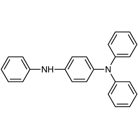 N,N,N'-Triphenyl-1,4-phenylenediamine Chemical Structure of N,N,N'-Triphenyl-1,4-phenylenediamine
