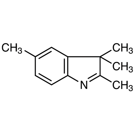2,3,3,5-Tetramethylindolenine Chemical Structure of 2,3,3,5-Tetramethylindolenine