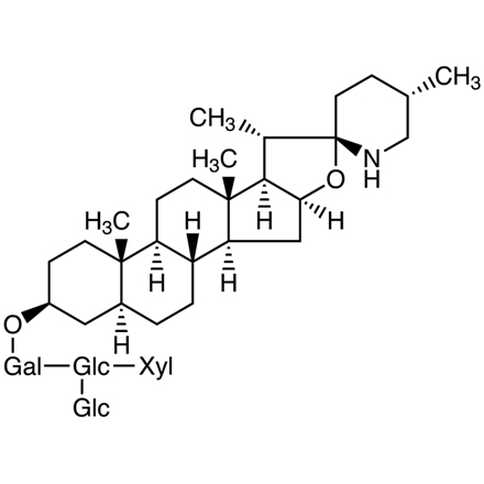 Tomatine from Tomato Chemical Structure of Tomatine from Tomato