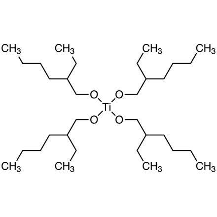 Tetrakis(2-ethylhexyl) Orthotitanate Chemical Structure of Tetrakis(2-ethylhexyl) Orthotitanate