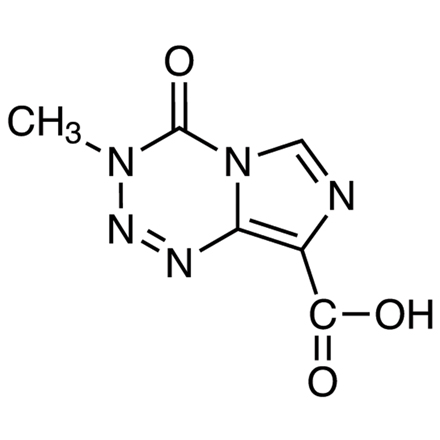 Temozolomide Acid Chemical Structure of Temozolomide Acid