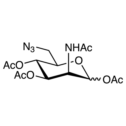2-Acetamido-1,3,4-tri-O-acetyl-6-azido-2,6-dideoxy-D-mannopyranose No-Image