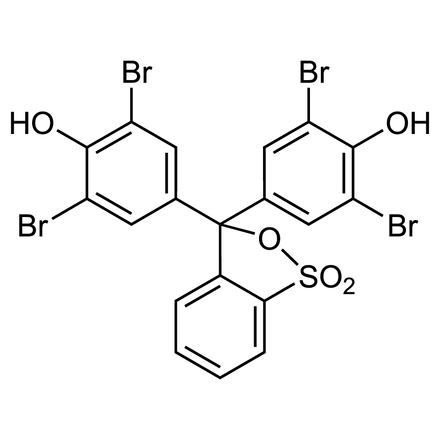 Bromophenol Blue Chemical Structure of Bromophenol Blue