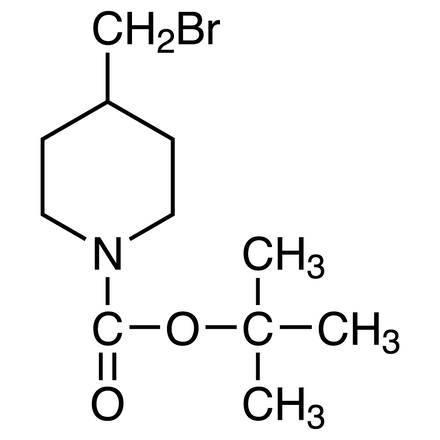 tert-Butyl 4-(Bromomethyl)piperidine-1-carboxylate Chemical Structure of tert-Butyl 4-(Bromomethyl)piperidine-1-carboxylate