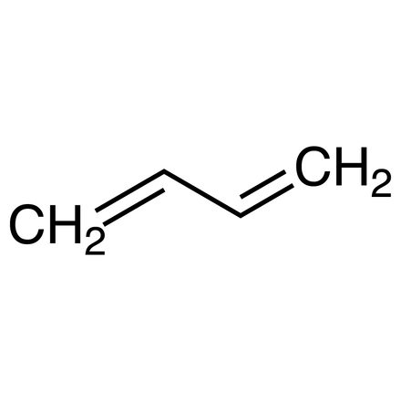 1,3-Butadiene (ca. 5% in N,N-Dimethylformamide, ca. 0.9 mol/L) Chemical Structure of 1,3-Butadiene (ca. 5% in N,N-Dimethylformamide, ca. 0.9 mol/L)