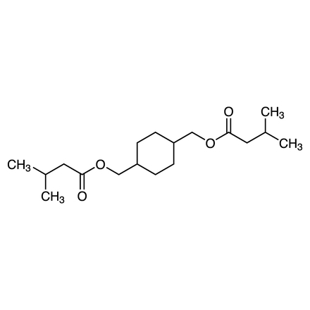 1,4-Cyclohexanedimethanol Diisovalerate (cis- and trans- mixture) Chemical Structure of 1,4-Cyclohexanedimethanol Diisovalerate (cis- and trans- mixture)