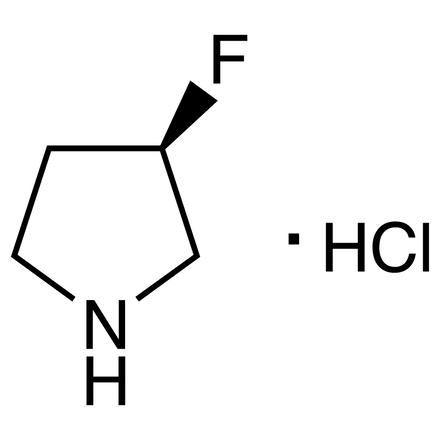(R)-3-Fluoropyrrolidine Hydrochloride Chemical Structure of (R)-3-Fluoropyrrolidine Hydrochloride