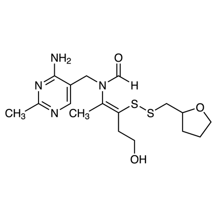 Fursultiamine Chemical Structure of Fursultiamine