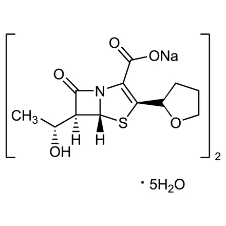 Faropenem Sodium Salt Hemipentahydrate Chemical Structure of Faropenem Sodium Salt Hemipentahydrate