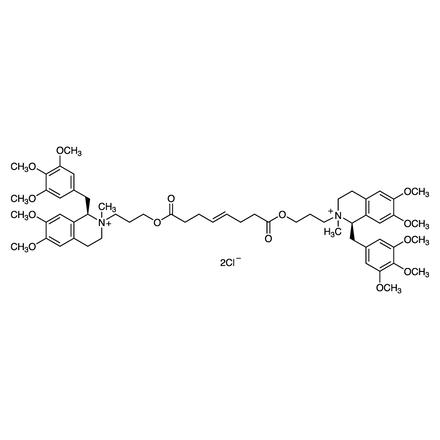 Mivacurium Chloride (mixture of isomers) Chemical Structure of Mivacurium Chloride (mixture of isomers)