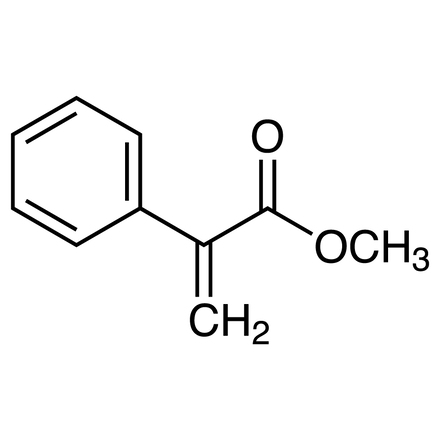 Methyl 2-Phenylacrylate (stabilized with TBC) Chemical Structure of Methyl 2-Phenylacrylate (stabilized with TBC)