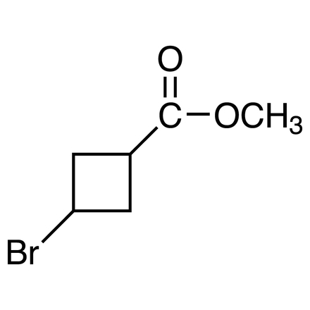 Methyl 3-Bromocyclobutane-1-carboxylate (cis- and trans- mixture) Chemical Structure of Methyl 3-Bromocyclobutane-1-carboxylate (cis- and trans- mixture)