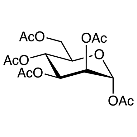 alpha-D-Mannose Pentaacetate Chemical Structure of alpha-D-Mannose Pentaacetate