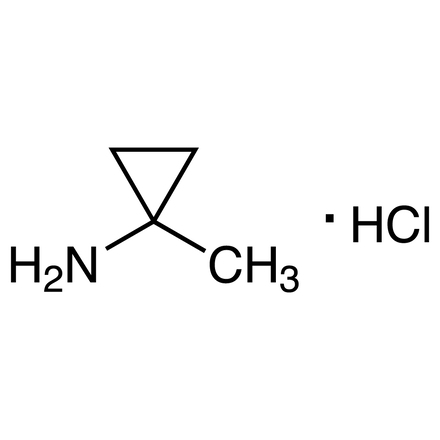 1-Methylcyclopropanamine Hydrochloride Chemical Structure of 1-Methylcyclopropanamine Hydrochloride