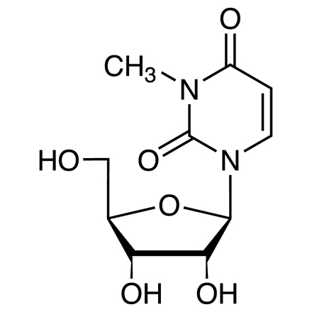 3-Methyluridine Chemical Structure of 3-Methyluridine
