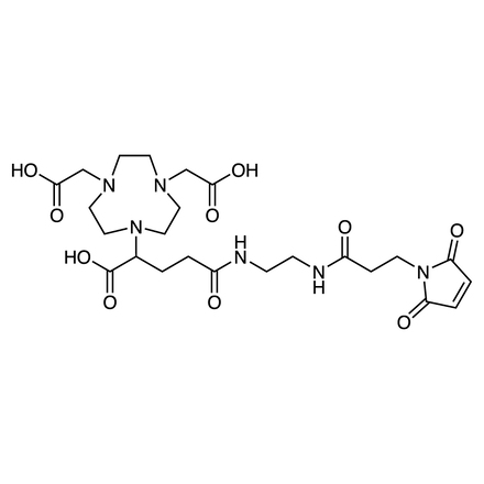 Maleimide-NODAGA Chemical Structure of Maleimide-NODAGA