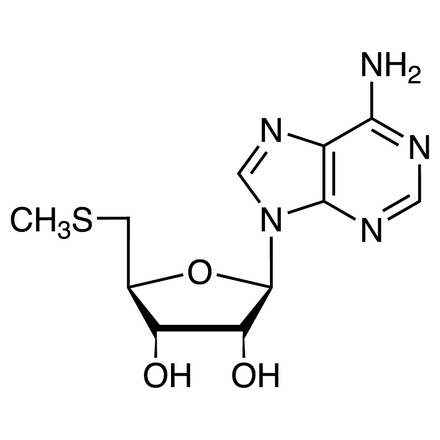 5'-Deoxy-5'-methylthioadenosine Chemical Structure of 5'-Deoxy-5'-methylthioadenosine