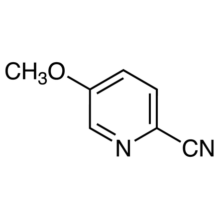 5-Methoxypicolinonitrile Chemical Structure of 5-Methoxypicolinonitrile