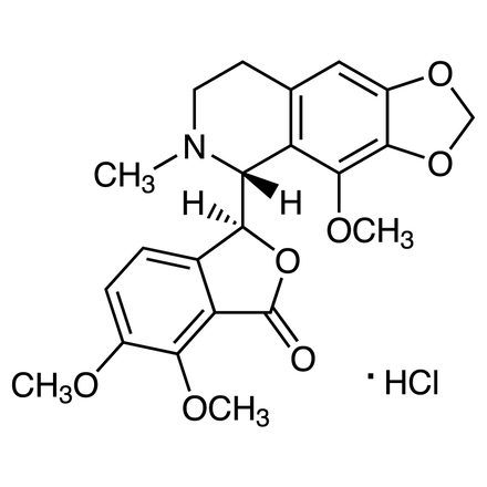 Noscapine Hydrochloride Chemical Structure of Noscapine Hydrochloride