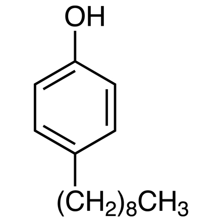 4-Nonylphenol Chemical Structure of 4-Nonylphenol