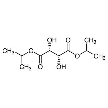 Diisopropyl L-(+)-Tartrate Chemical Structure of Diisopropyl L-(+)-Tartrate