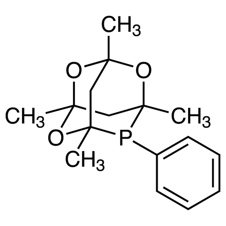 1,3,5,7-Tetramethyl-8-phenyl-2,4,6-trioxa-8-phosphaadamantane Chemical Structure of 1,3,5,7-Tetramethyl-8-phenyl-2,4,6-trioxa-8-phosphaadamantane