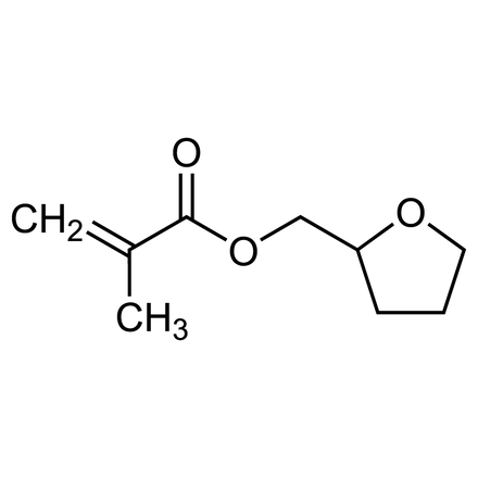 Tetrahydrofurfuryl Methacrylate (bio-based carbon from plant ca. 55%) (stabilized with MEHQ) Chemical Structure of Tetrahydrofurfuryl Methacrylate (bio-based carbon from plant ca. 55%) (stabilized with MEHQ)