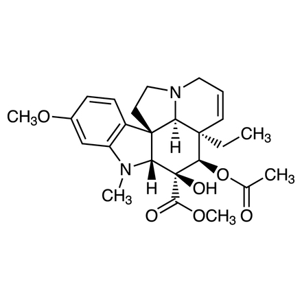 Vindoline Chemical Structure of Vindoline