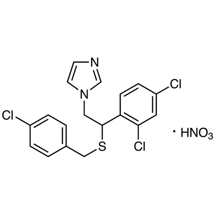 Sulconazole Nitrate Chemical Structure of Sulconazole Nitrate