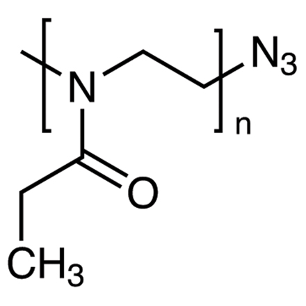 ULTROXA(regR) Poly(2-ethyl-2-oxazoline) Azide Terminated (n=approx. 50) Chemical Structure of ULTROXA(regR) Poly(2-ethyl-2-oxazoline) Azide Terminated (n=approx. 50)