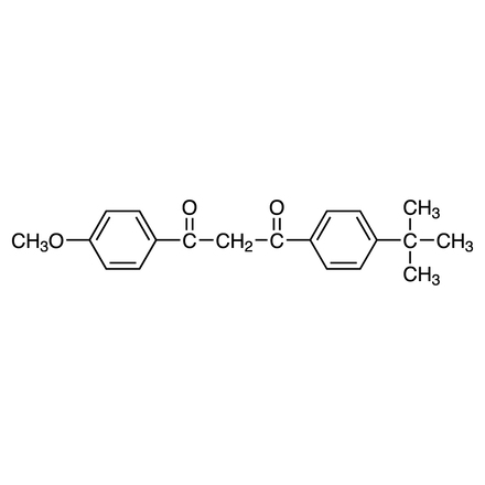 Avobenzone Chemical Structure of Avobenzone
