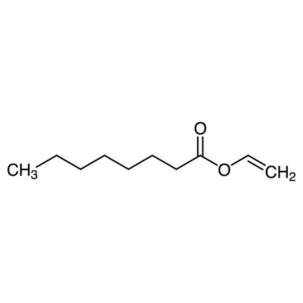 Vinyl n-Octanoate (stabilized with MEHQ) Chemical Structure of Vinyl n-Octanoate (stabilized with MEHQ)