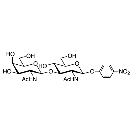 GalNAc beta(1-3)GlcNAc-beta-pNP Chemical Structure of GalNAc beta(1-3)GlcNAc-beta-pNP