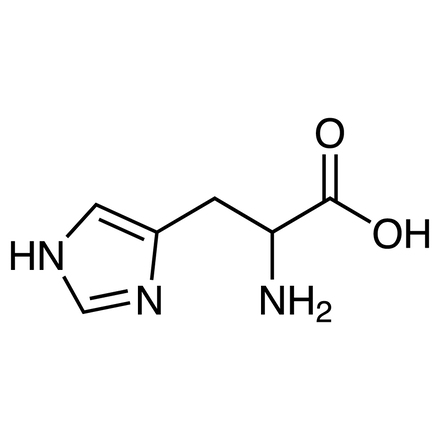 DL-Histidine Chemical Structure of DL-Histidine