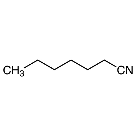 Heptanenitrile Chemical Structure of Heptanenitrile