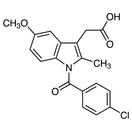 Indomethacin Chemical Structure of Indomethacin